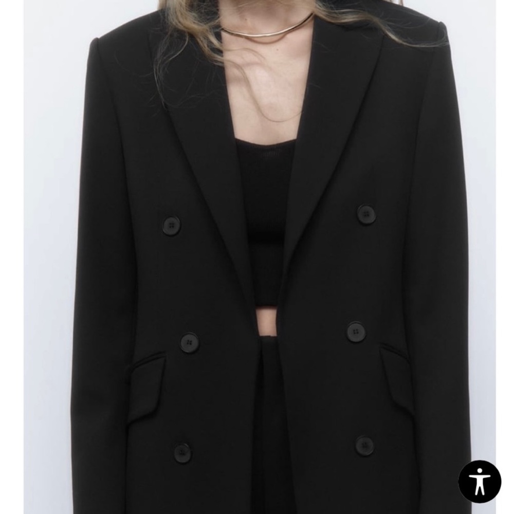 ⭐️Zara Women’s Open Front Blazer -Black